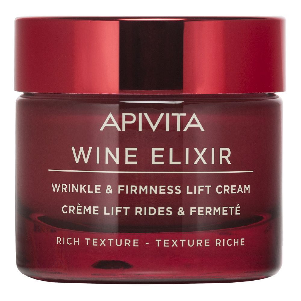 APIVITA Wine Elixir Crema Liftante Rughe & Compattezza - Texture Ricca