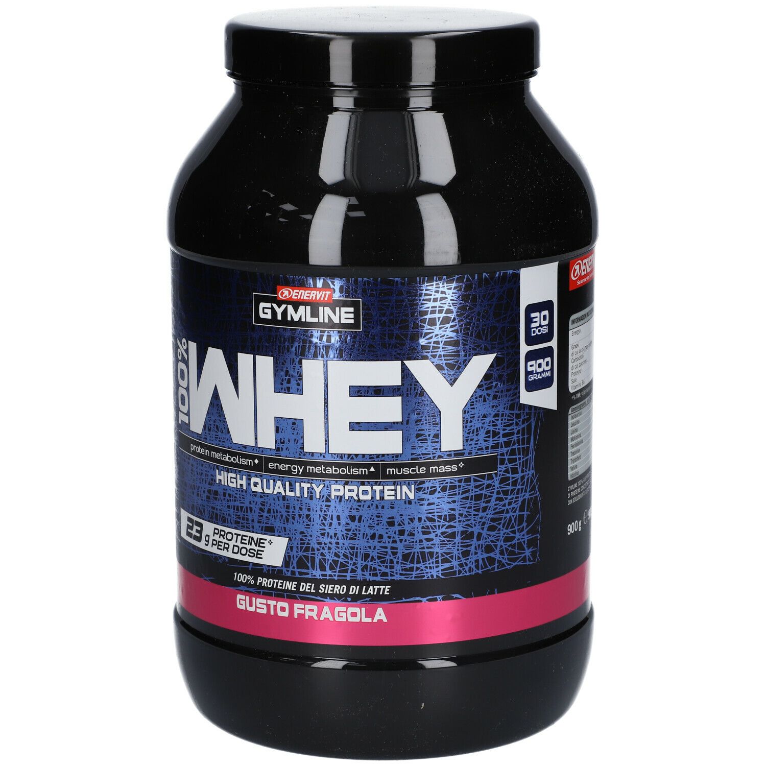 ENERVIT® Gymline 100% Whey Protein Fragola