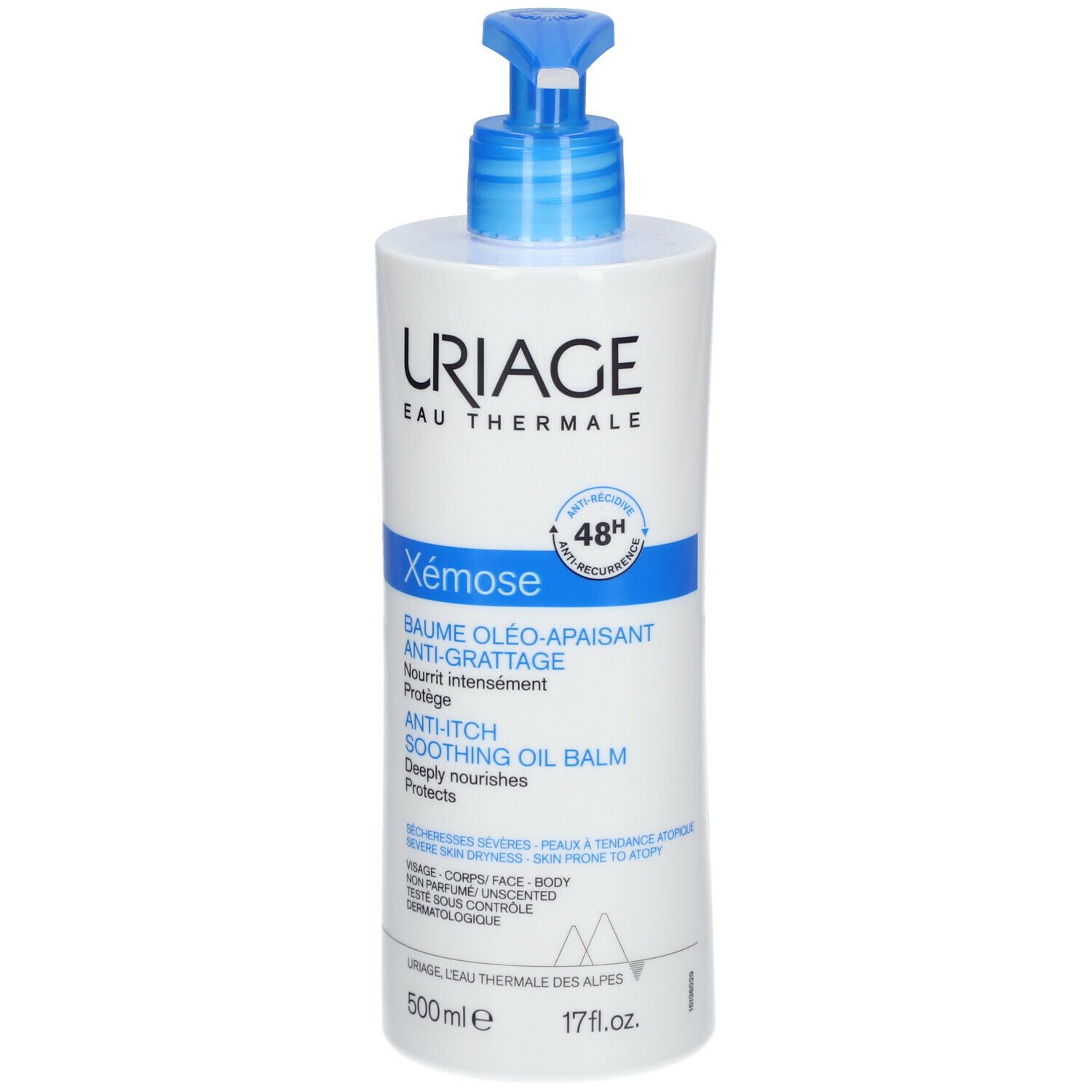 URIAGE XEMOSE - Balsamo-olio lenitivo anti-prurito 500ml