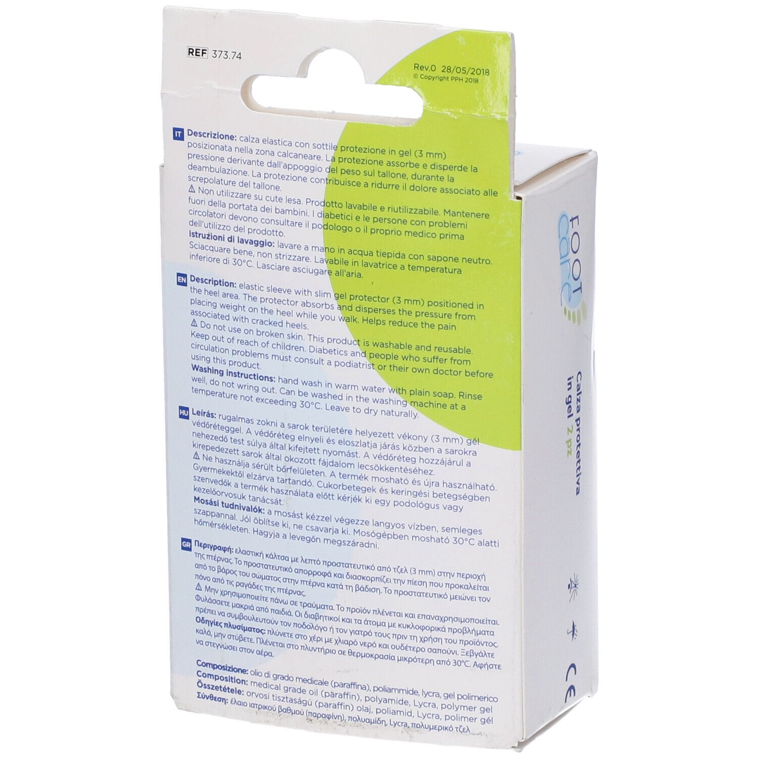 Master Aid Calza Protettiva Tessuto+Gel