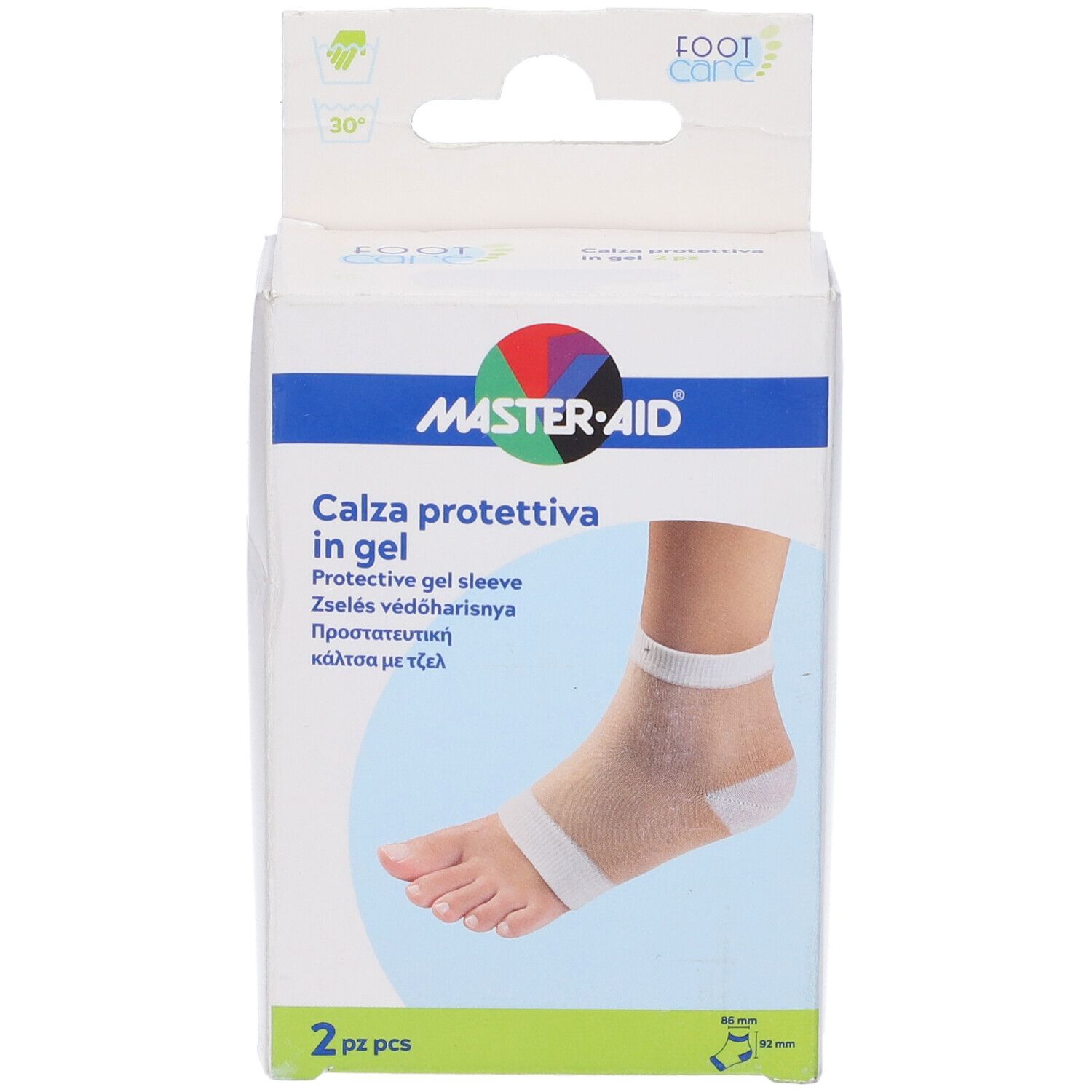 Master Aid Calza Protettiva Tessuto+Gel