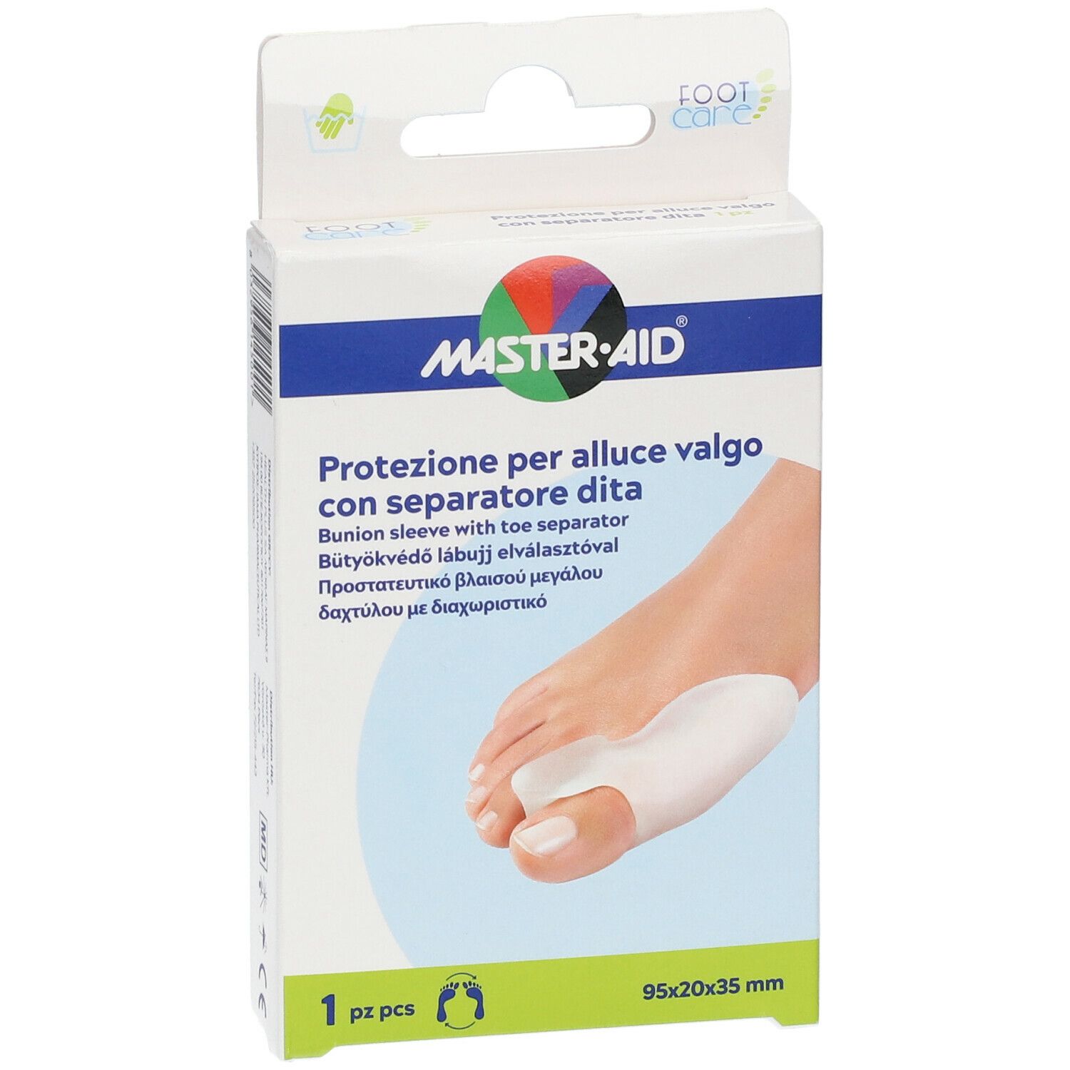 Master-Aid® Protezione per alluce valgo con serparatore dita