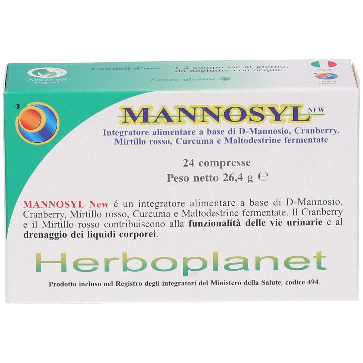 Mannosyl New 24 Compresse