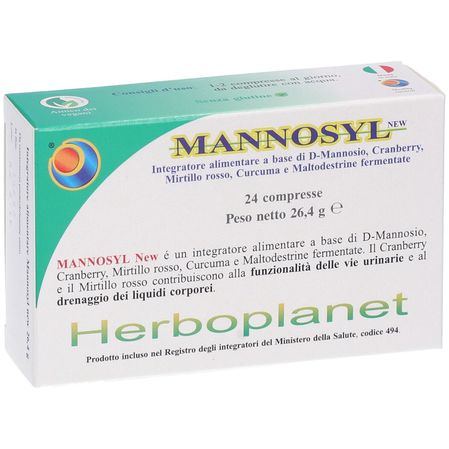 Mannosyl New 24 Compresse