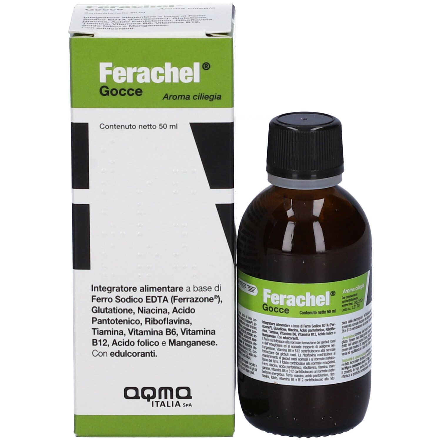 Ferachel Gocce 50 Ml Aroma Ciliegia