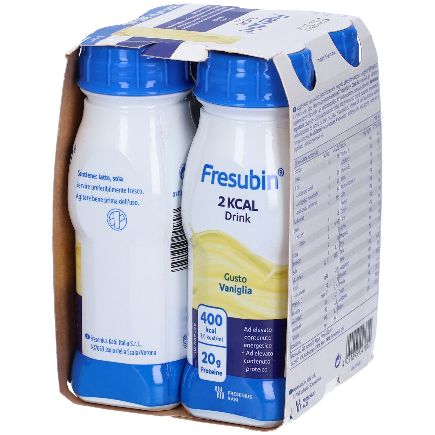 Fresubin 2 Kcal Drink Vaniglia 4 Flaconi X 200 Ml