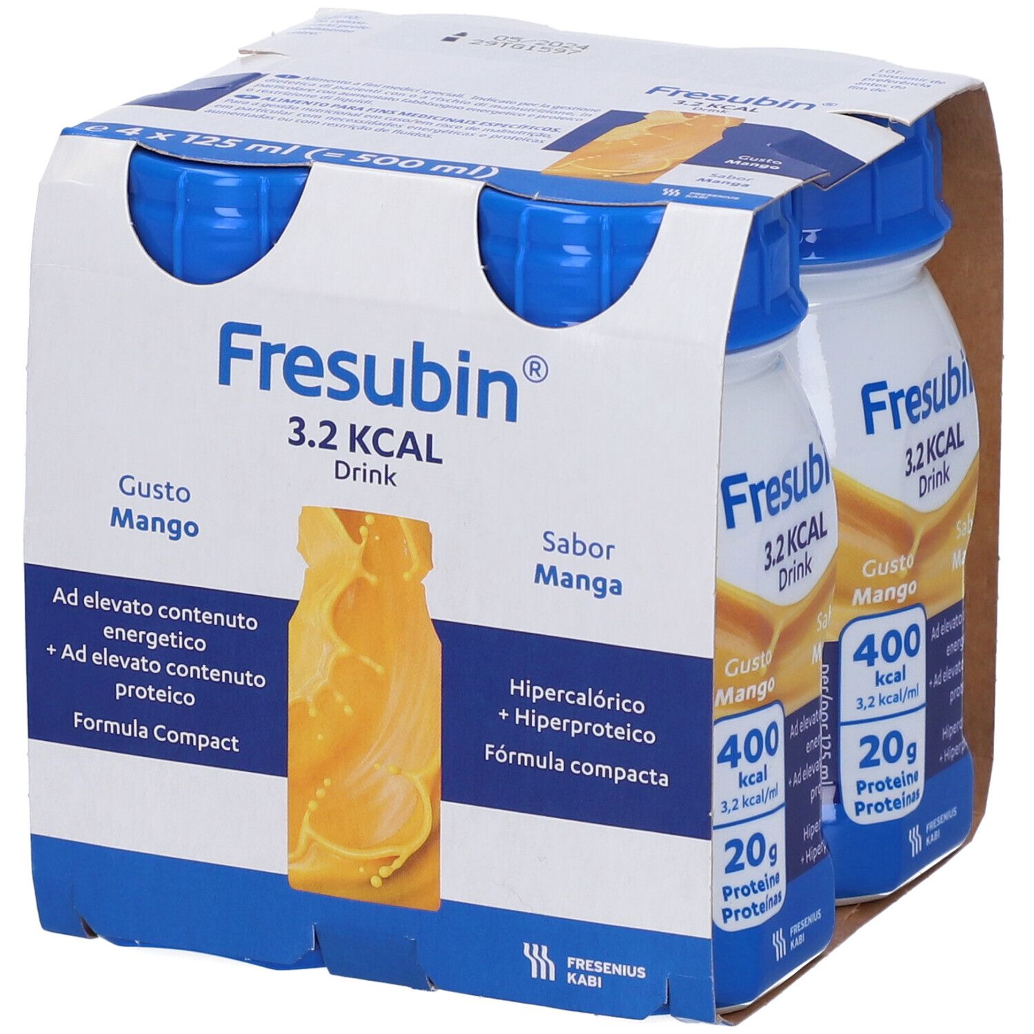 Fresubin 3,2 Kcal Drink Mango 4 X 125 Ml