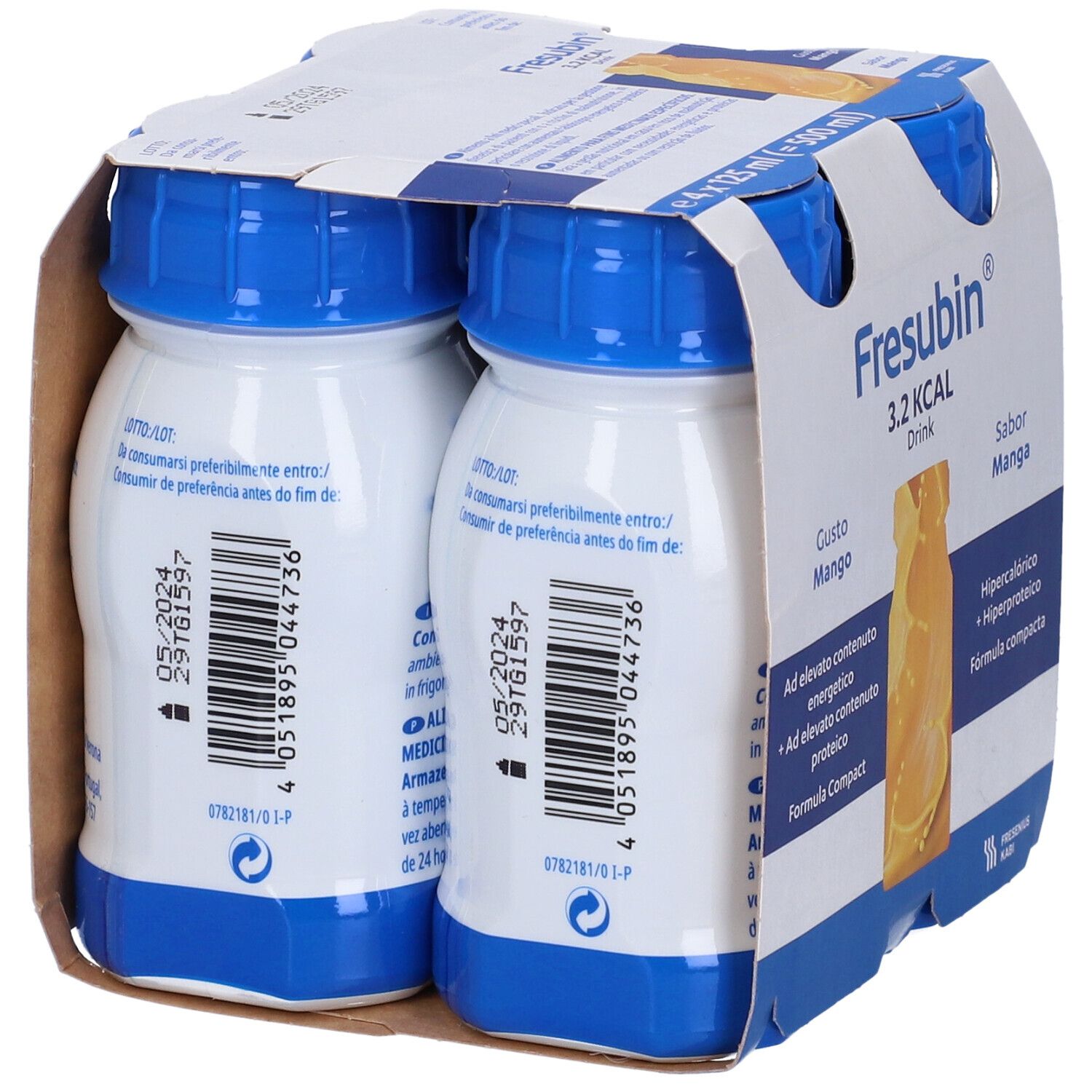 Fresubin 3,2 Kcal Drink Mango 4 X 125 Ml