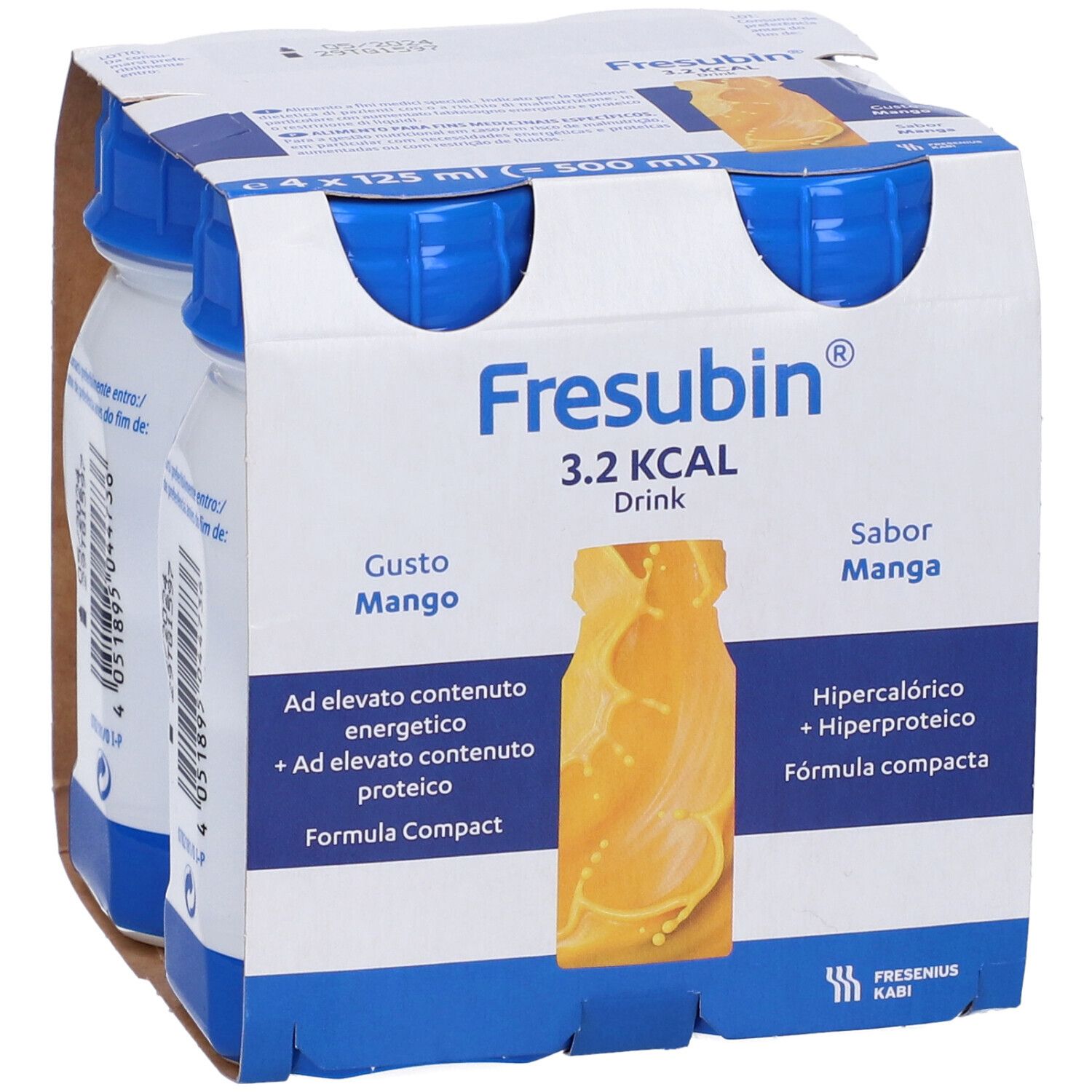 Fresubin 3,2 Kcal Drink Mango 4 X 125 Ml