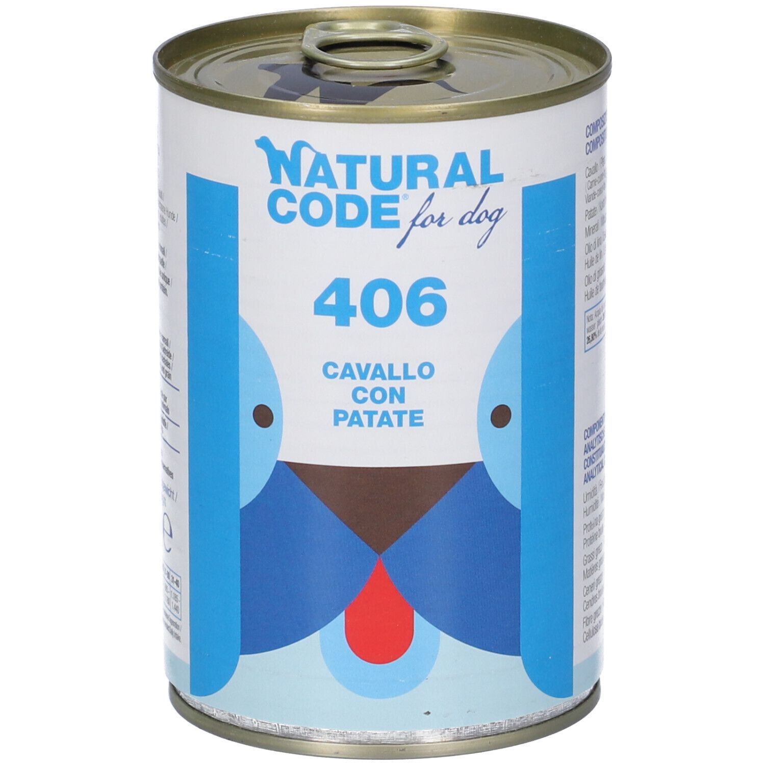 Natural Code 406 For Dog Cavallo Con Patate