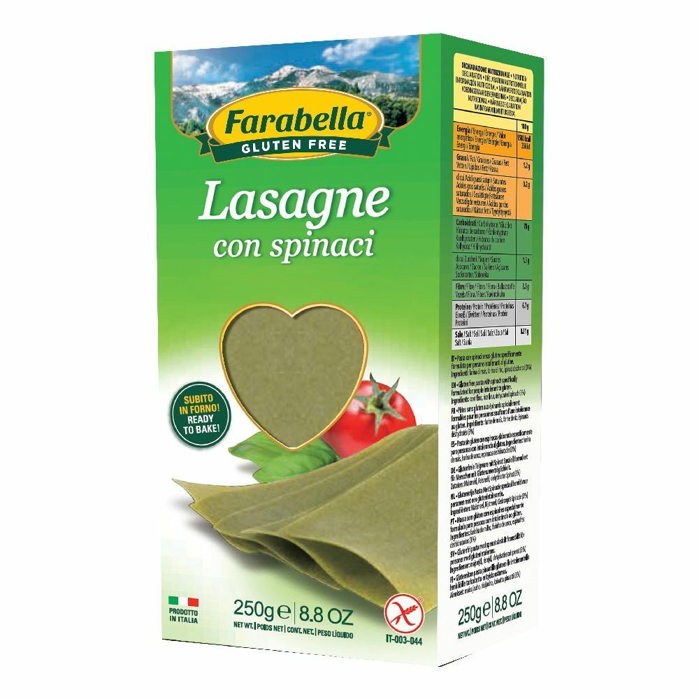 Farabella Lasagne con Spinaci Senza Glutine