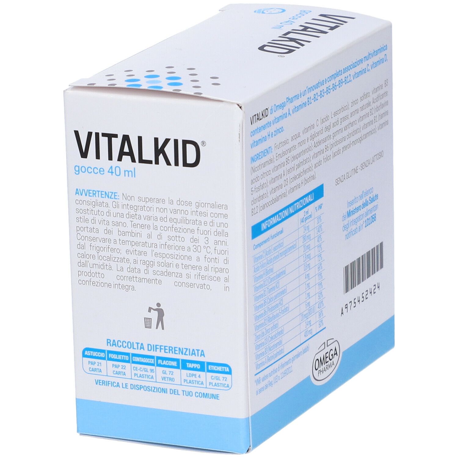 Vitalkid Gocce 40 Ml