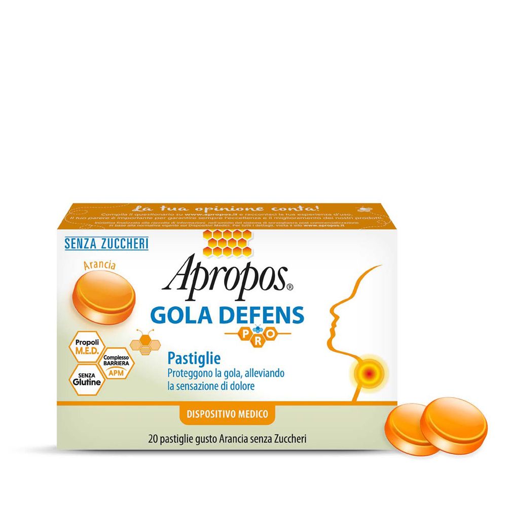 Apropos Gola Defens Pro Pastiglie Gusto Arancia