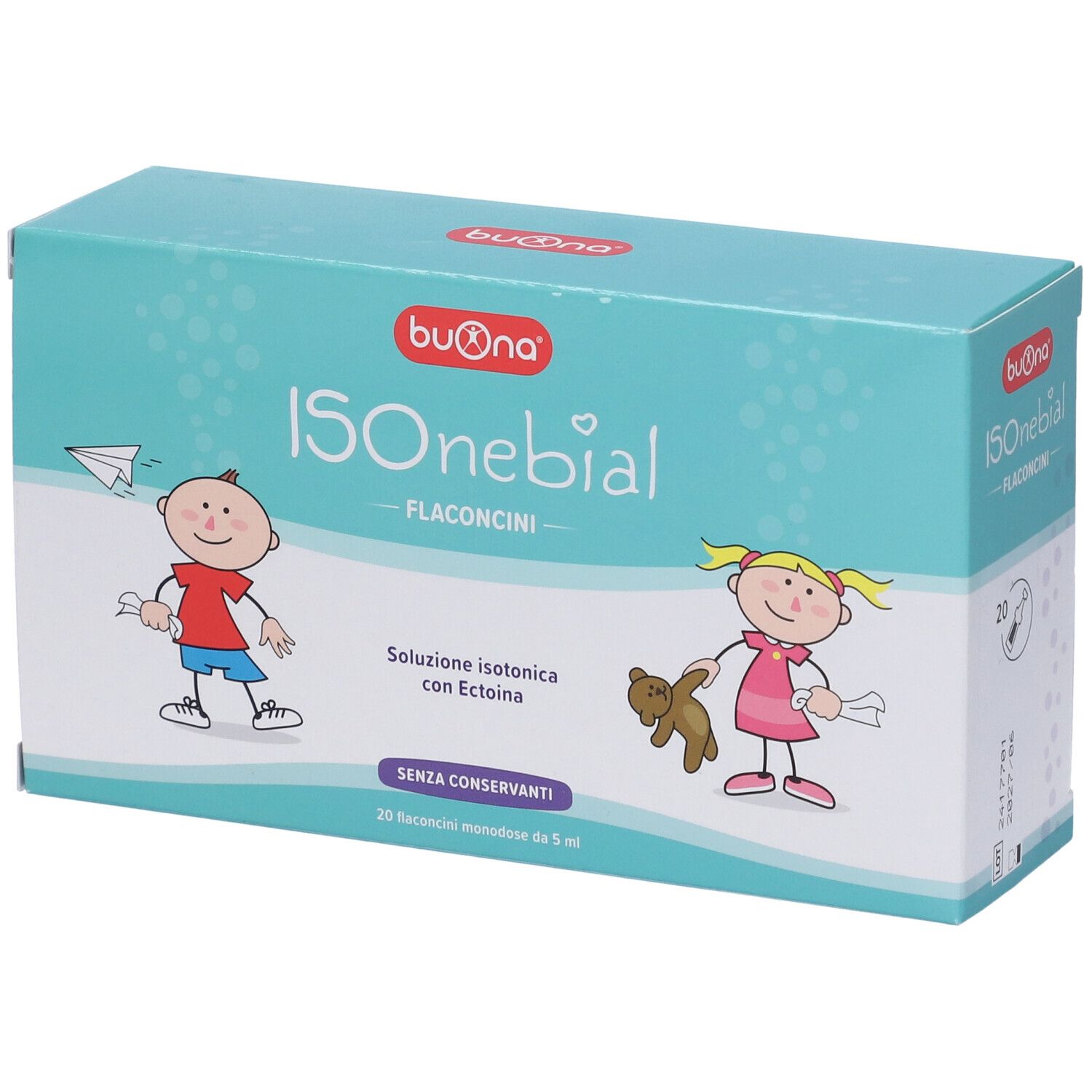 Isonebial Flaconcini Soluzione Isotonica 0,9% Con Aggiunta Di Ectoina 20X5 Ml