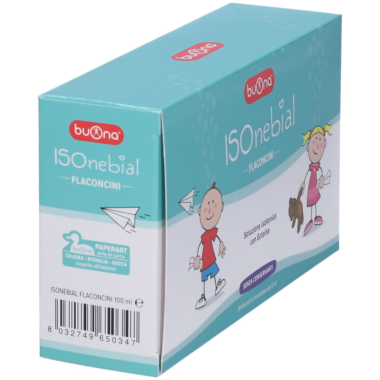 Isonebial Flaconcini Soluzione Isotonica 0,9% Con Aggiunta Di Ectoina 20X5 Ml