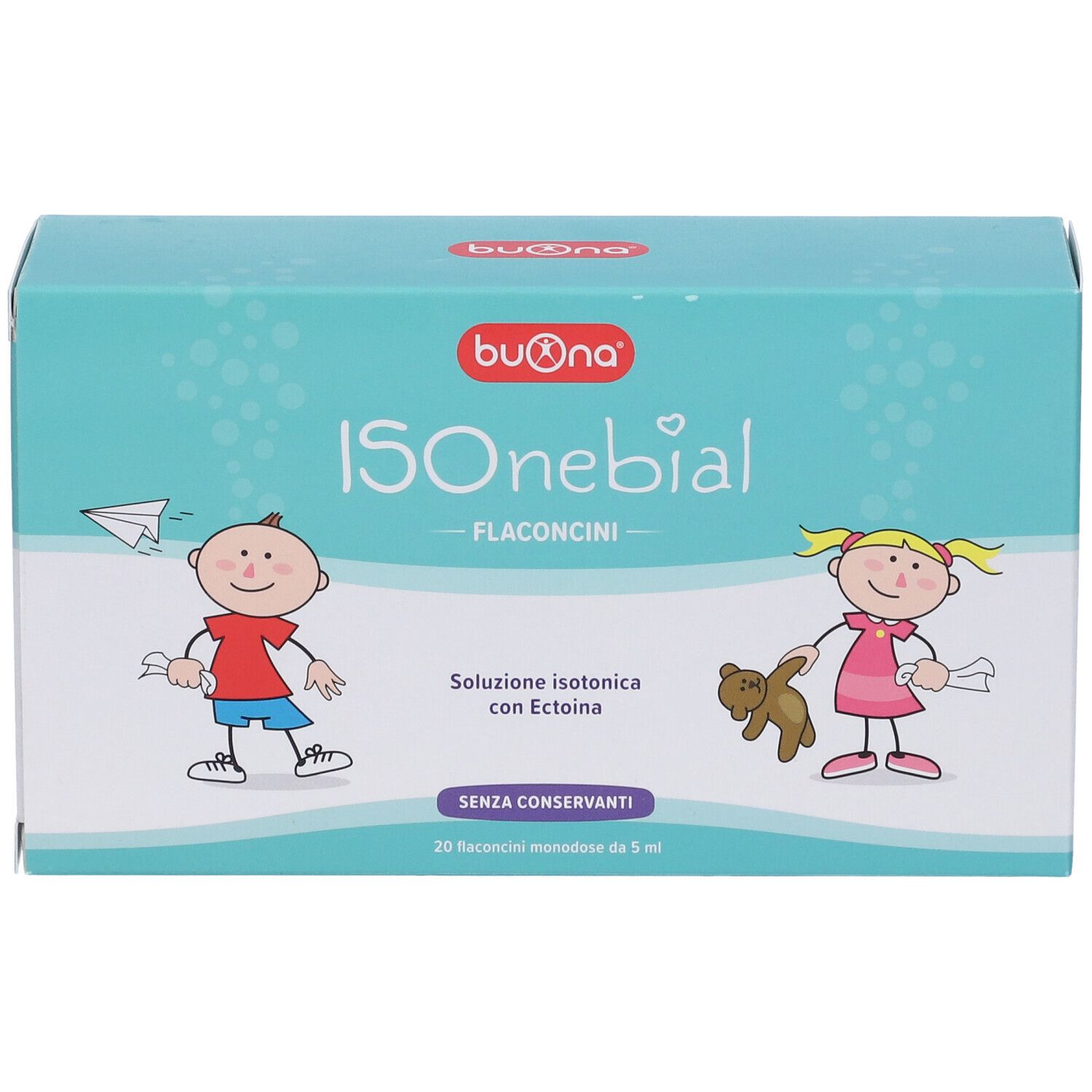 Isonebial Flaconcini Soluzione Isotonica 0,9% Con Aggiunta Di Ectoina 20X5 Ml