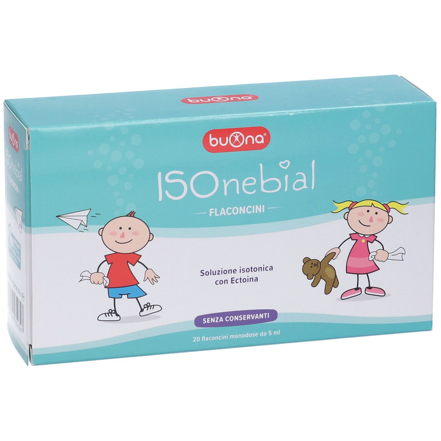 Isonebial Flaconcini Soluzione Isotonica 0,9% Con Aggiunta Di Ectoina 20X5 Ml
