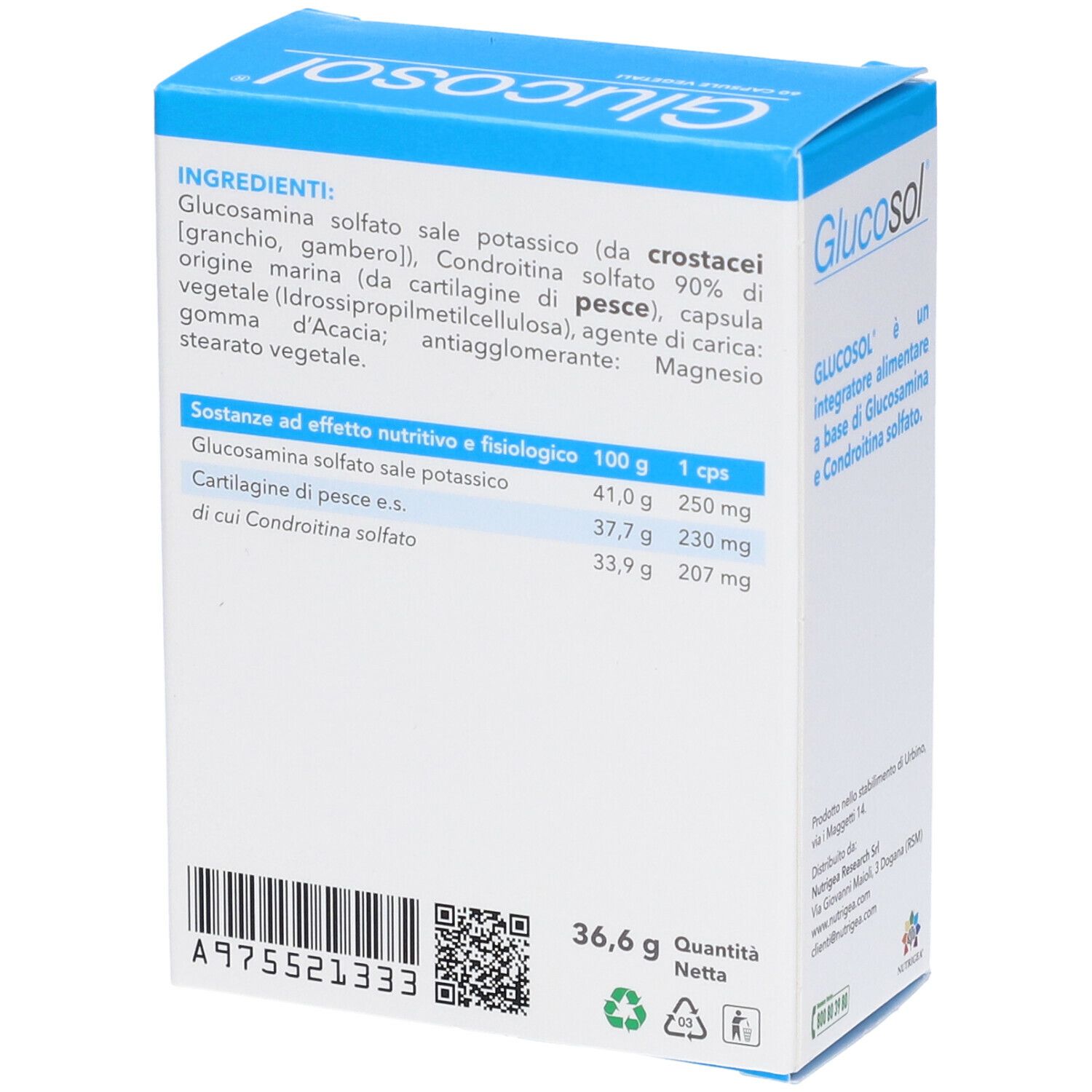 Glucosol 60 Capsule Vegetali