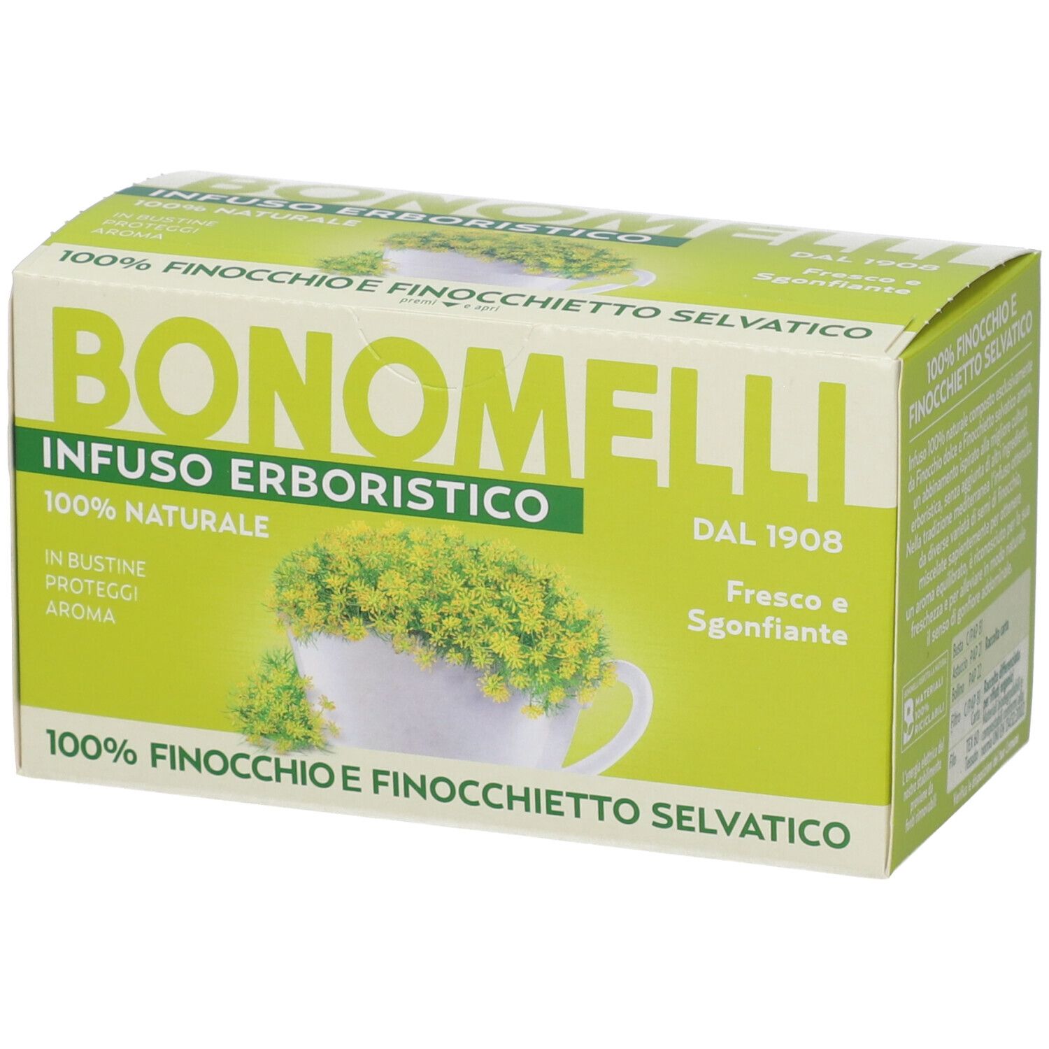 Bonomelli Infuso Erboristico Finocchio e Finocchietto Selvatico Bustine