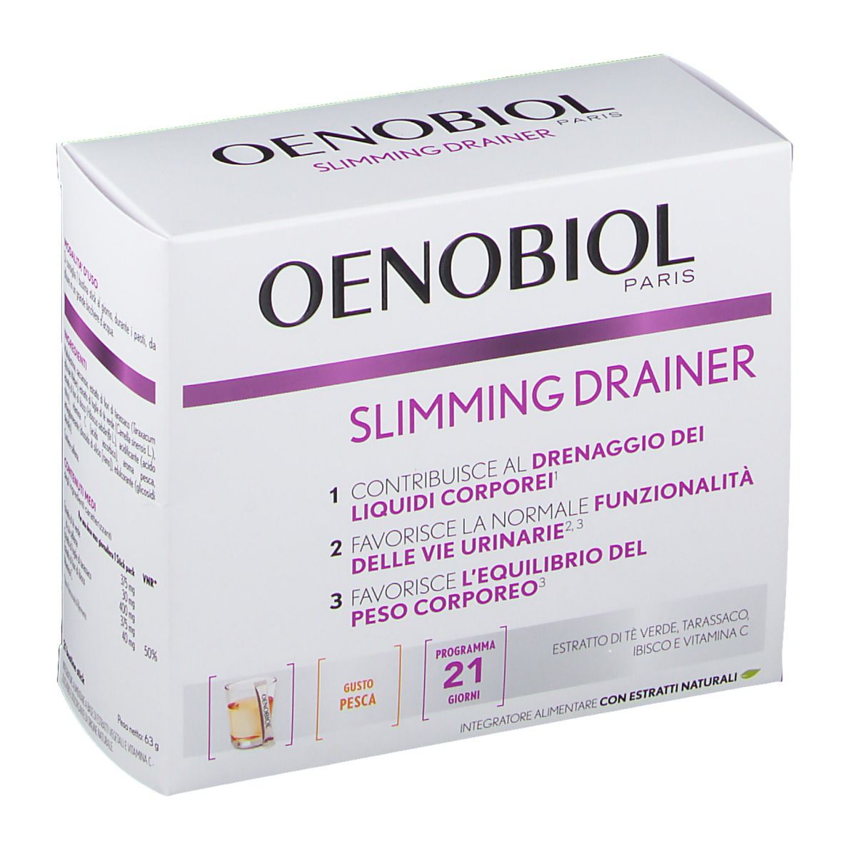 Oenobiol Slimming Drainer 21 Pz Redcare