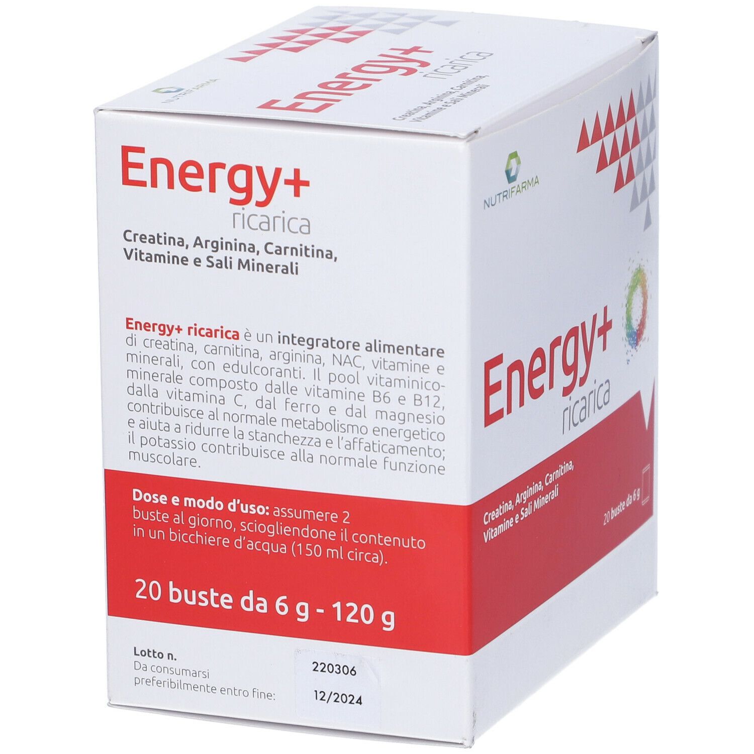 Energy+ Ricarica Bustine