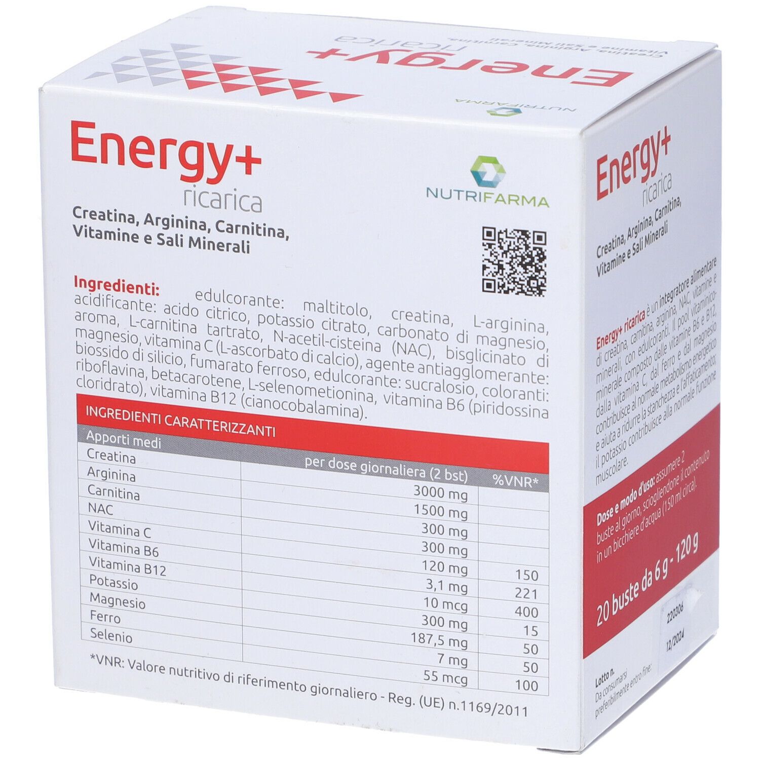 Energy+ Ricarica Bustine