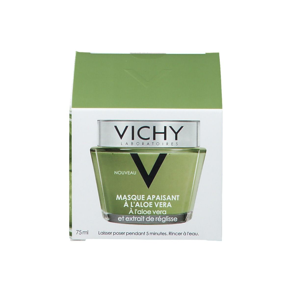 Vichy  Maschera Viso Lenitiva Idratante all'Aloe Vera