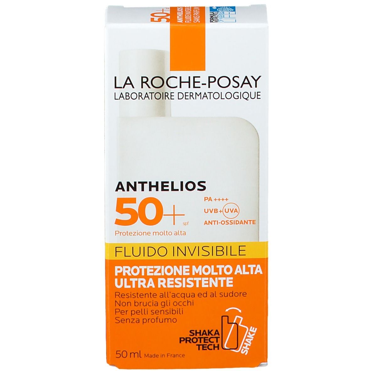 La Roche-Posay Anthelios Shaka Fluido Protezione Solare Senza Profumo SPF 50+