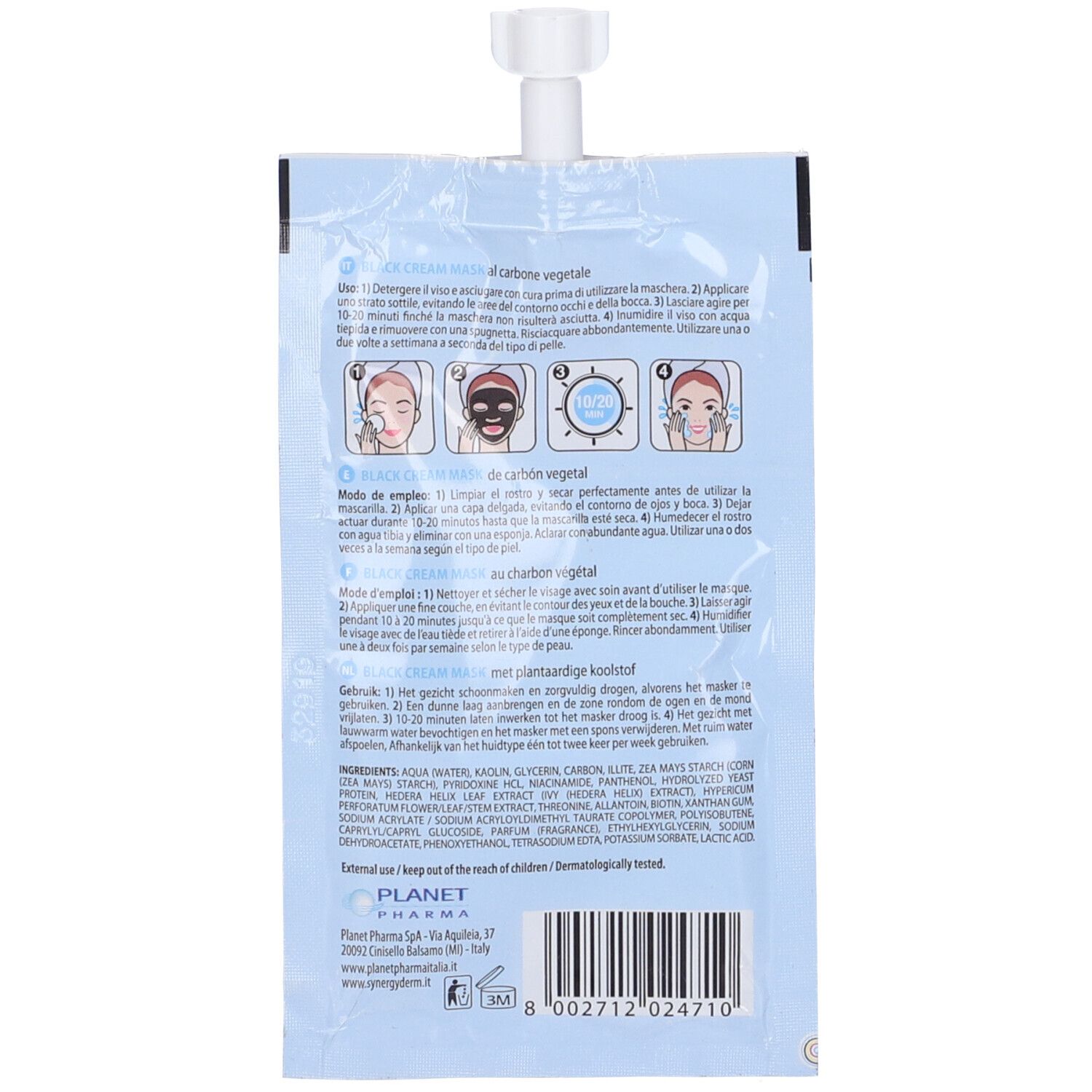Synergy Derm Black Cream Mask