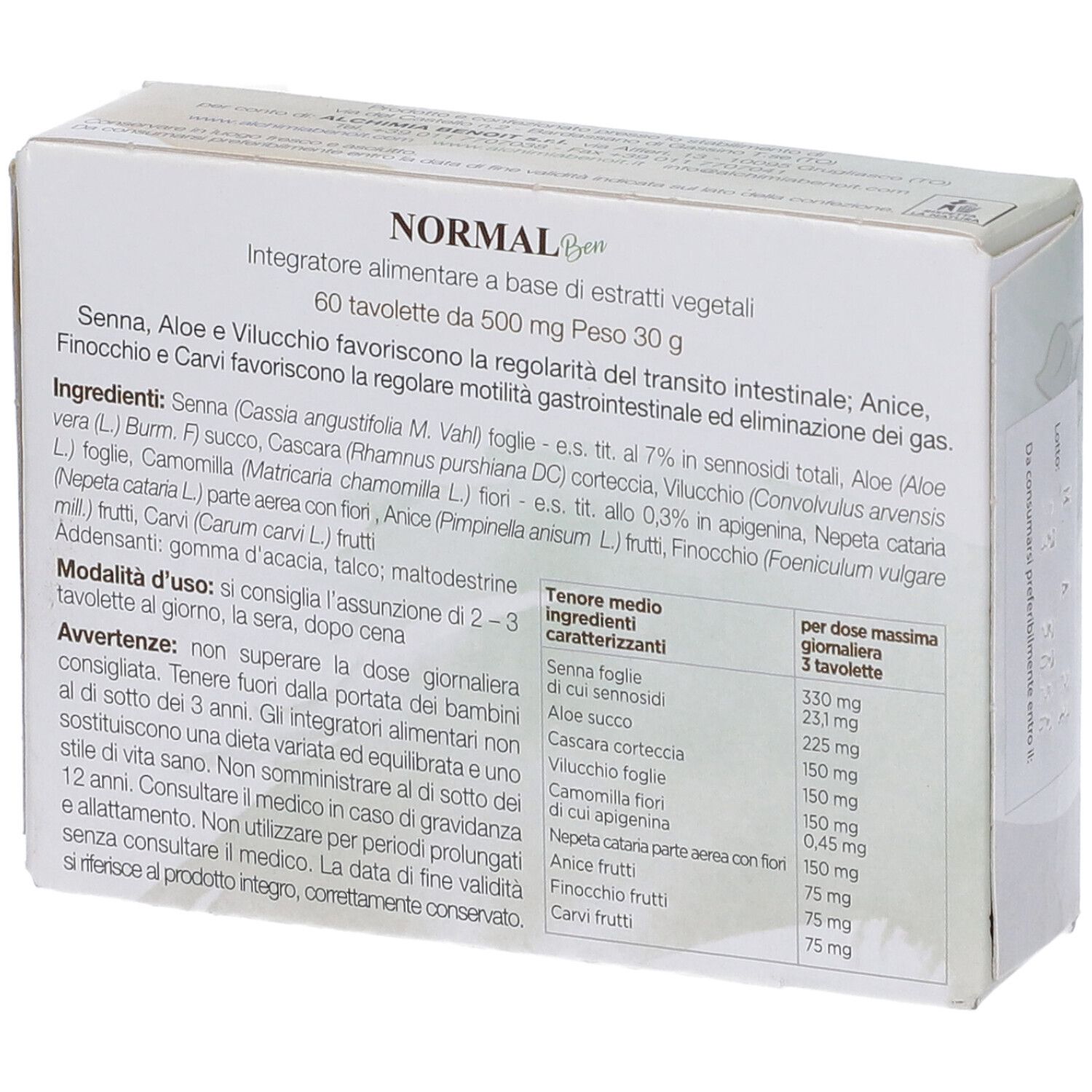 Normal Ben 60 Compresse