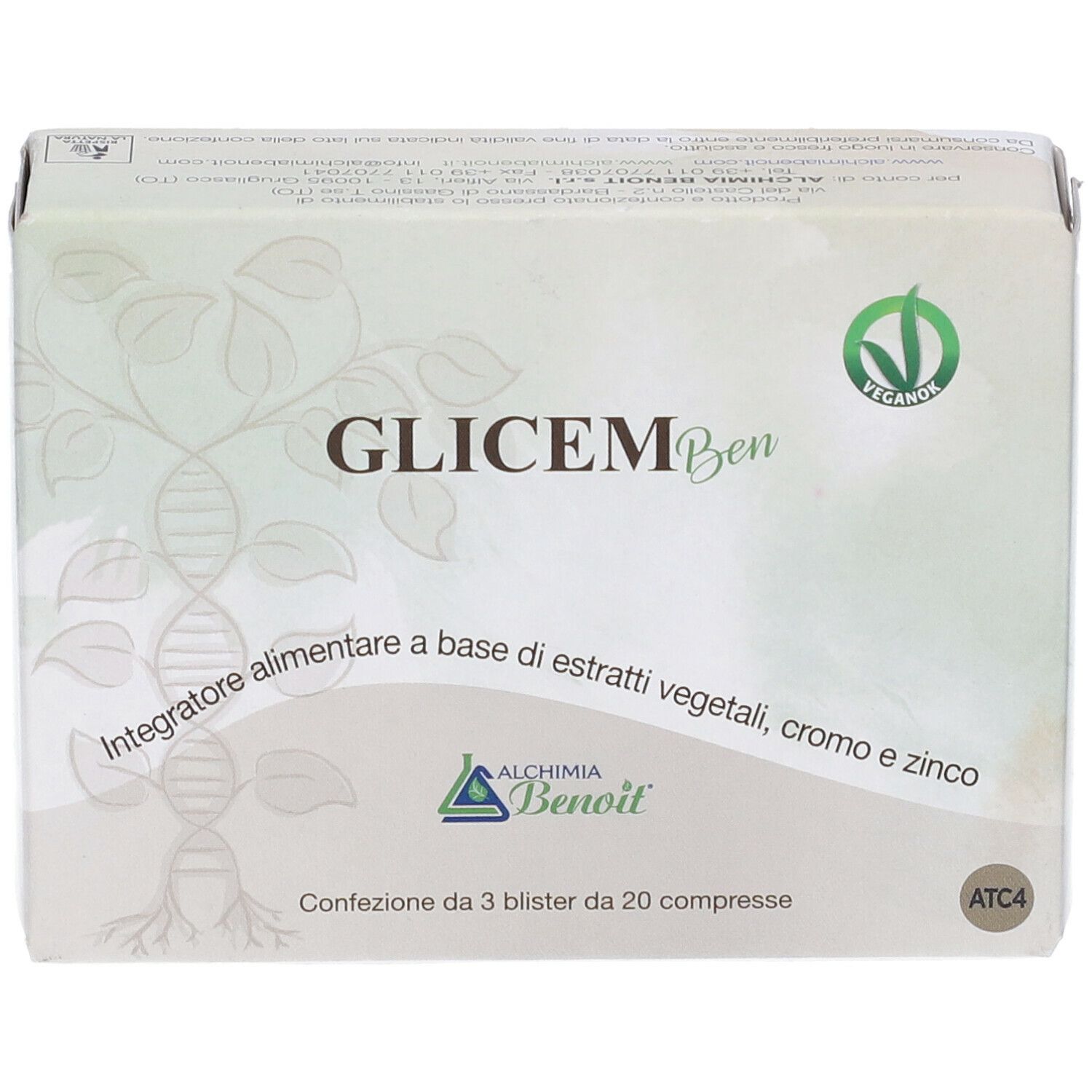 Alchemia Benoit Glicem Ben Compresse