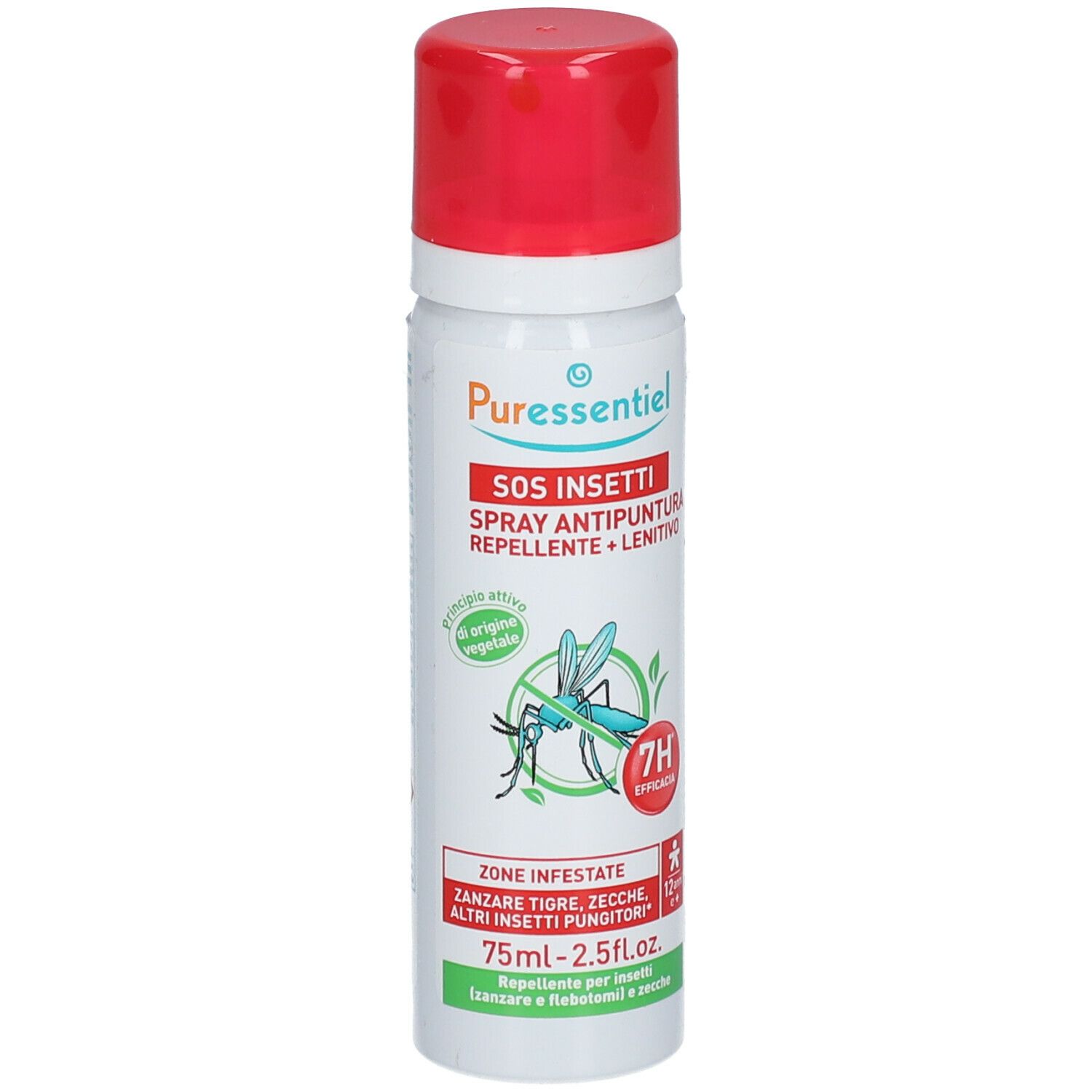 Puressentiel SOS Insetti Spray Antipuntura Repellente + Lenitivo