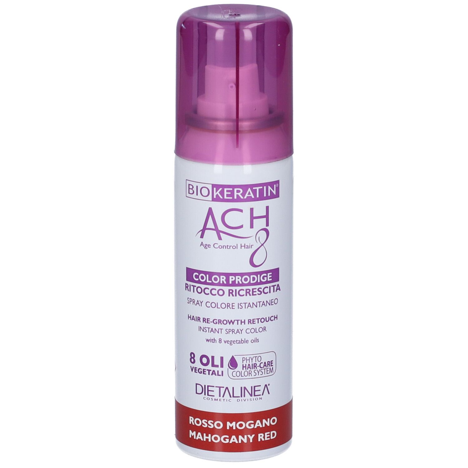 Biokeratin Ach8 Prodige Ritocco Ricrescita Rosso Mogano 75 Ml Dietalinea
