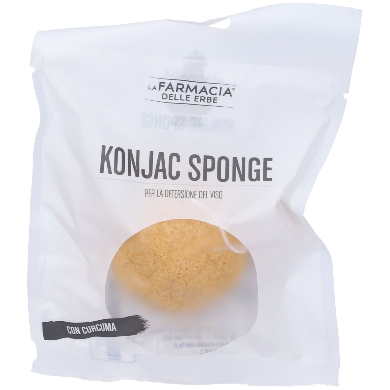 Fde Konjac Sponge Curcuma 1 Pezzo