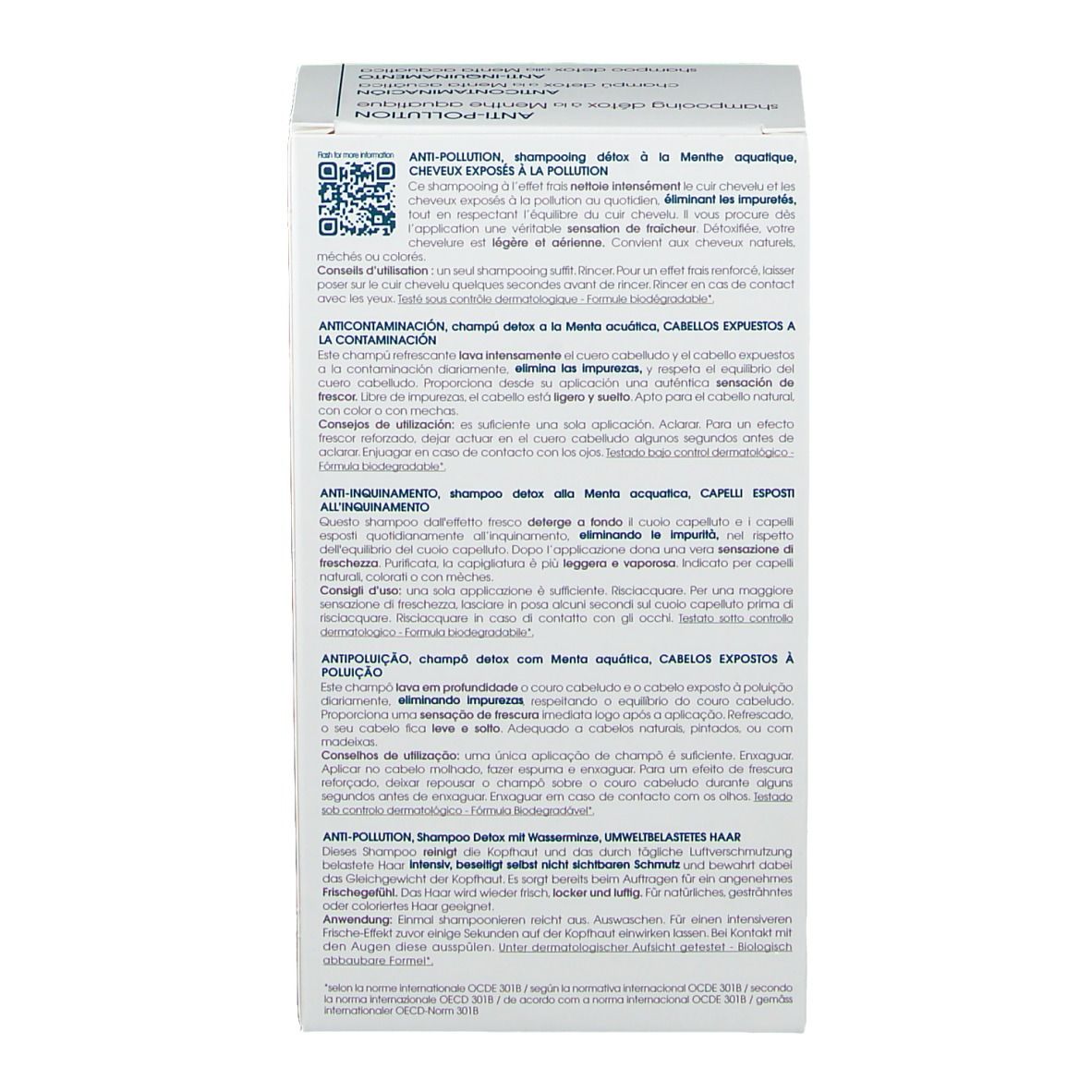 KLORANE Shampoo Detox alla Menta Acquatica 200 ml