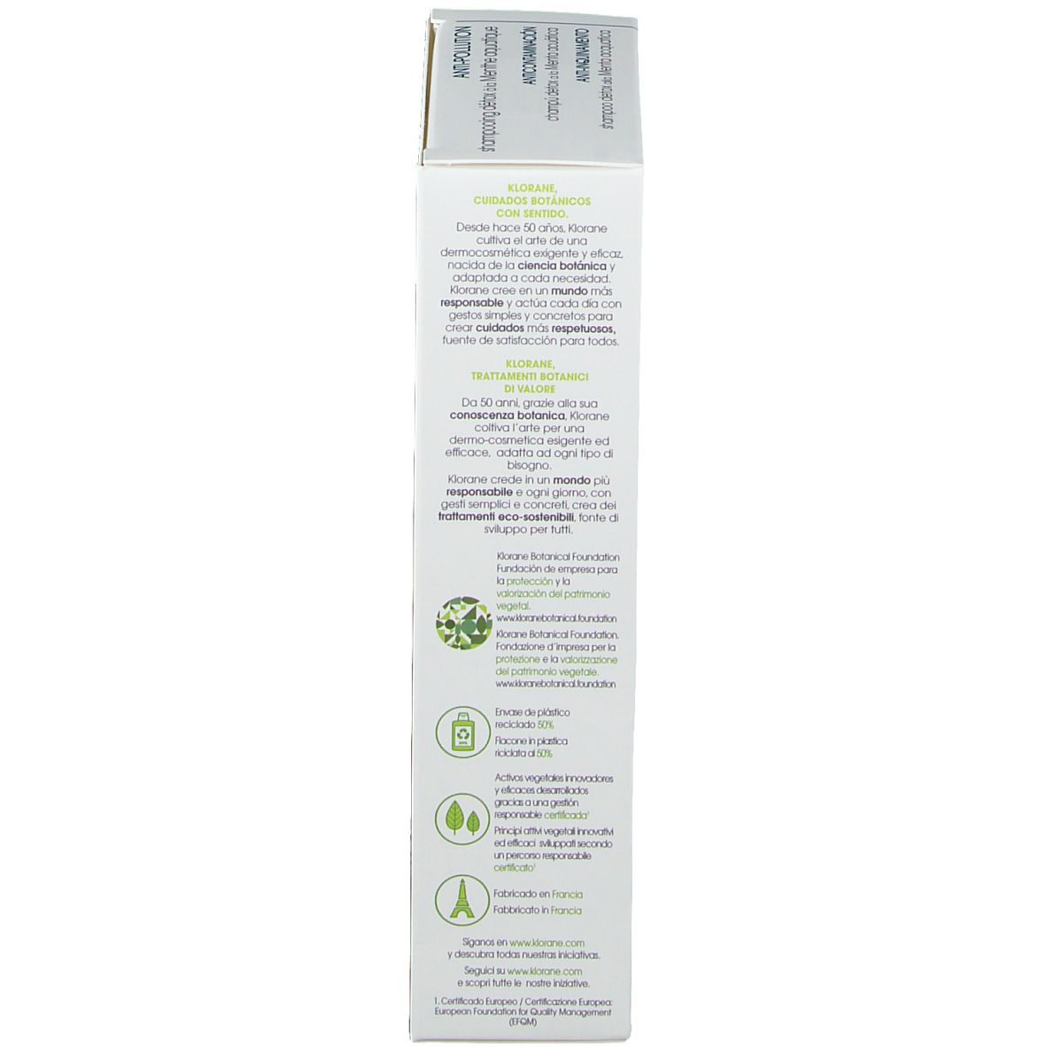 KLORANE Shampoo Detox alla Menta Acquatica 200 ml