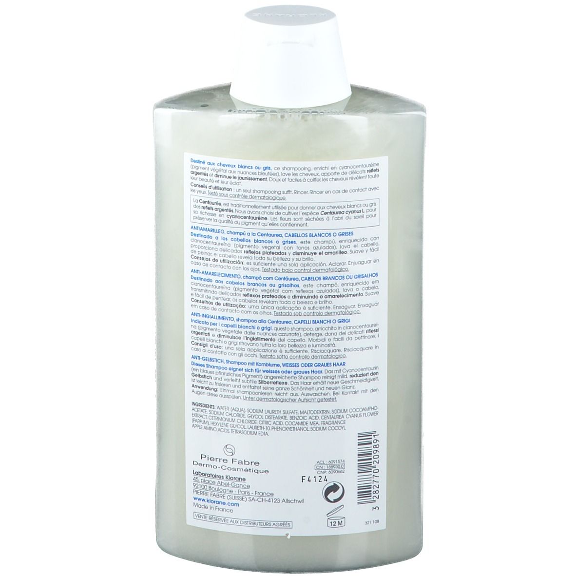 KLORANE Shampoo alla Centaurea 400 ml Redcare