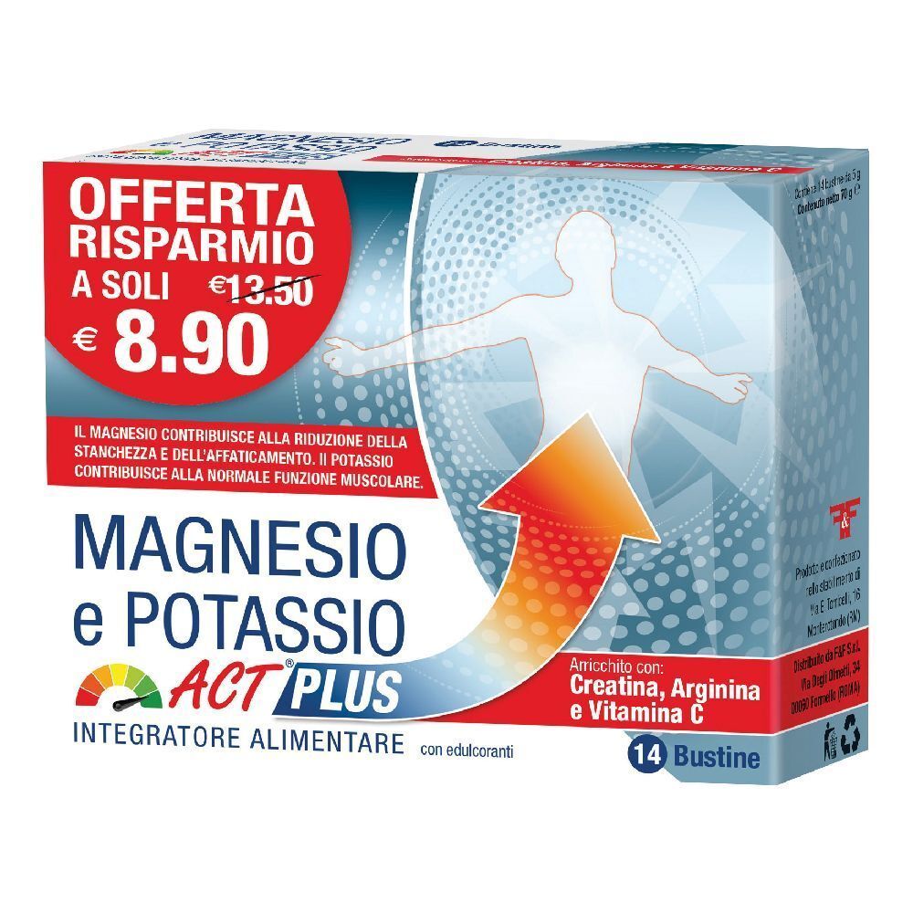 Magnesio E Potassio Act Plus 14 Bustine