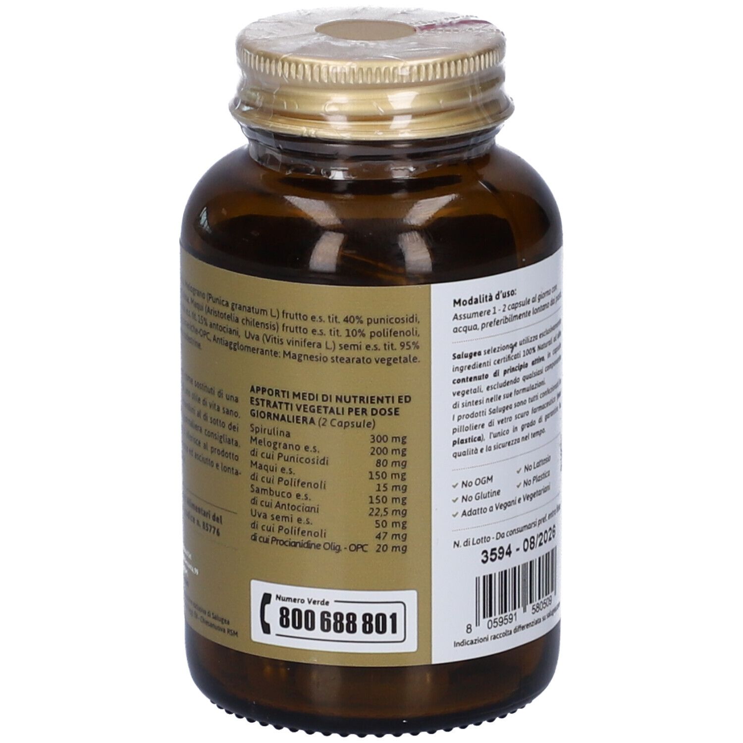 Salugea Sport2 Recupero 60 Capsule