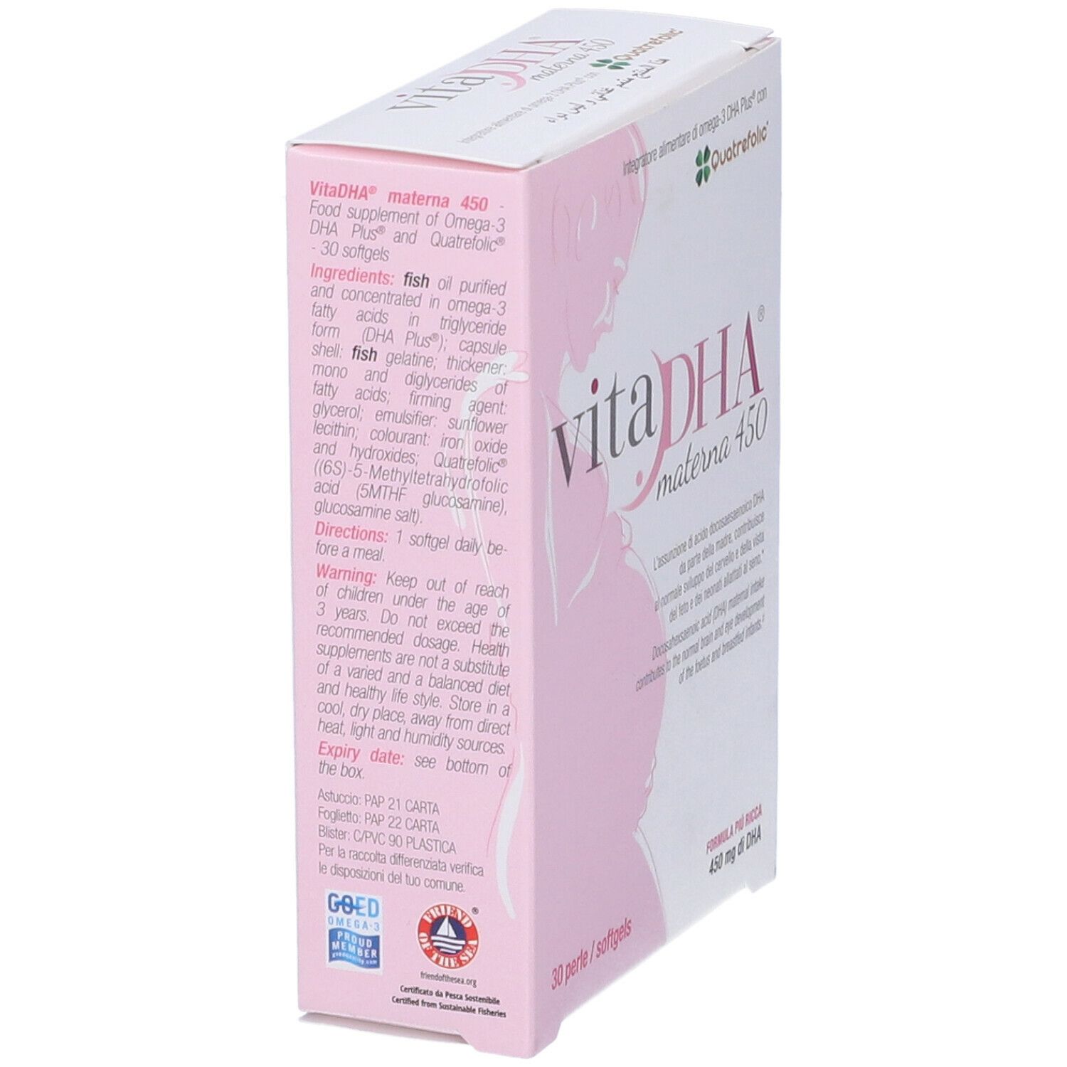 Vitadha Materna 450 30 Capsule Molli