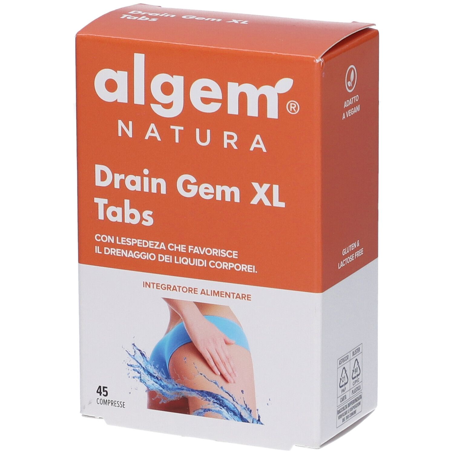Algem Natura Drain Gem XL Tabs Compresse