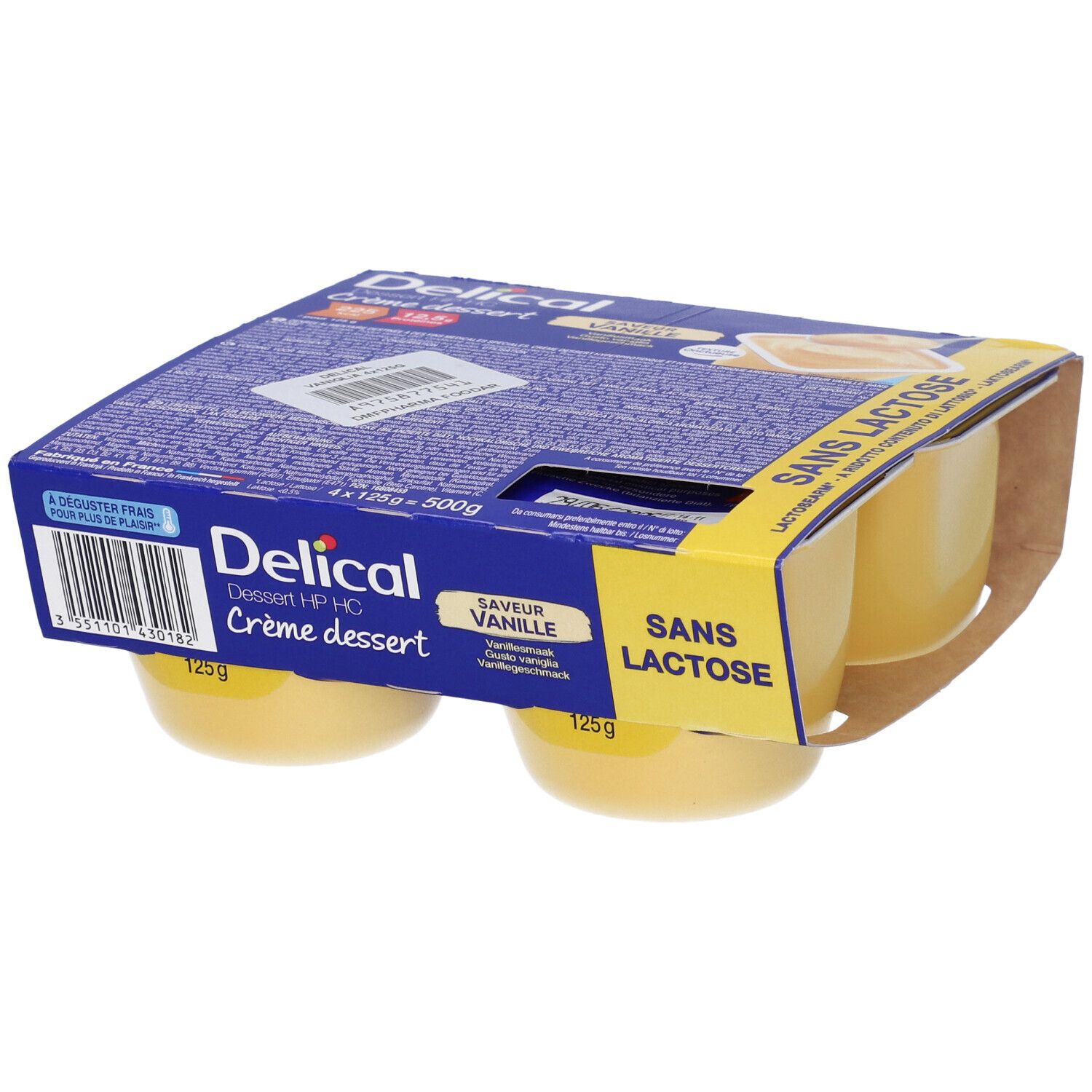 Delical Creme Vaniglia 4 X 125 G