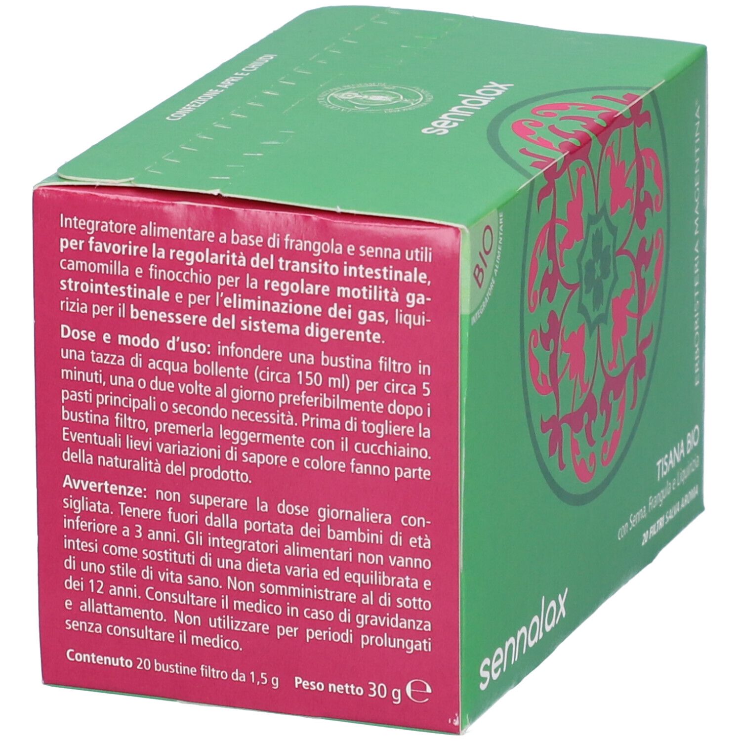 Tisana Sennalax Bio 20 Filtri