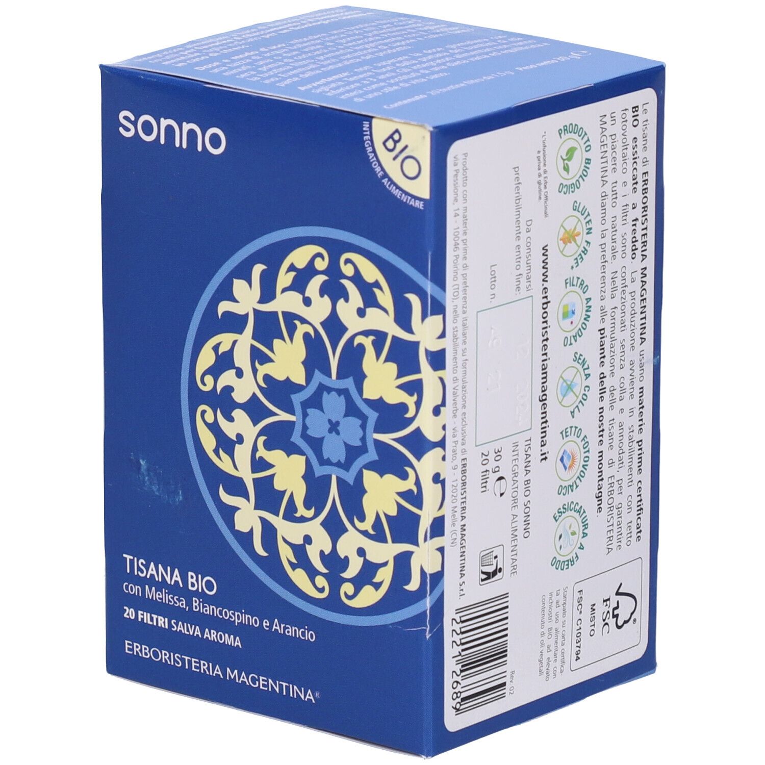 Tisana Sonno Bio 20 Filtri