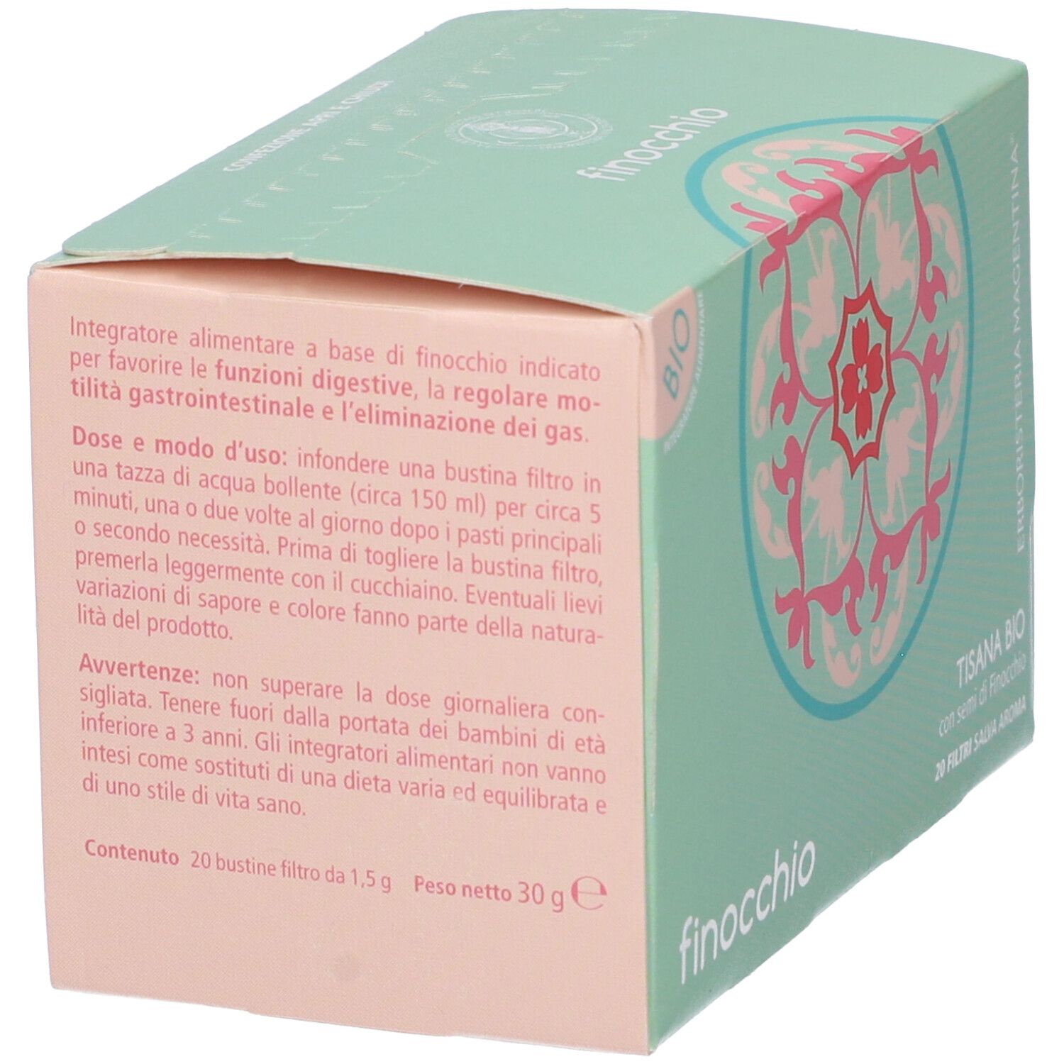 Tisana Finocchio Bio 20 Filtri