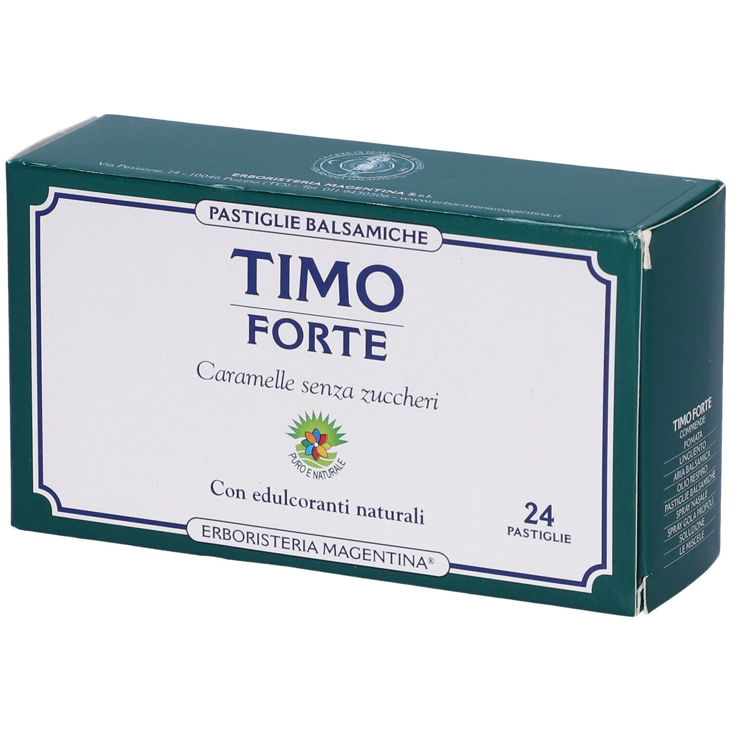Timo Forte Pastiglie Balsamiche 24 Pezzi