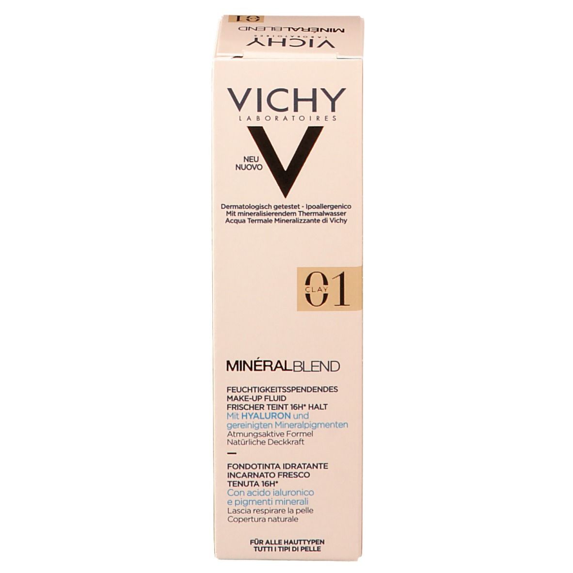 Vichy MinéralBlend Fondotinta Idratante  - 01 CLAY 30 ml