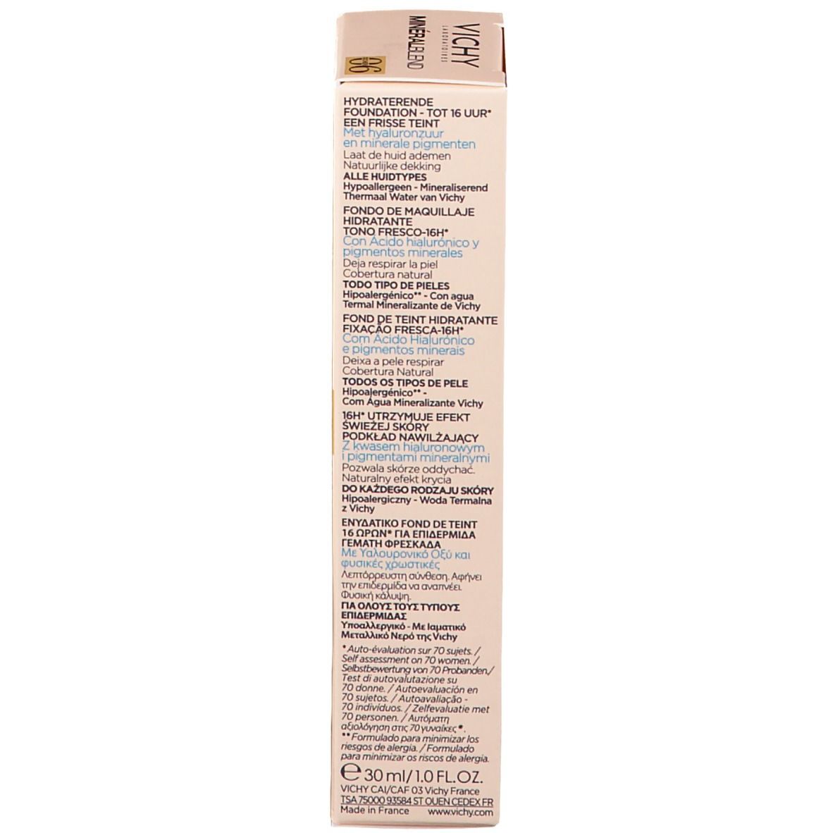 Vichy MinéralBlend Fondotinta Idratante  - 06 OCHER 30 ml