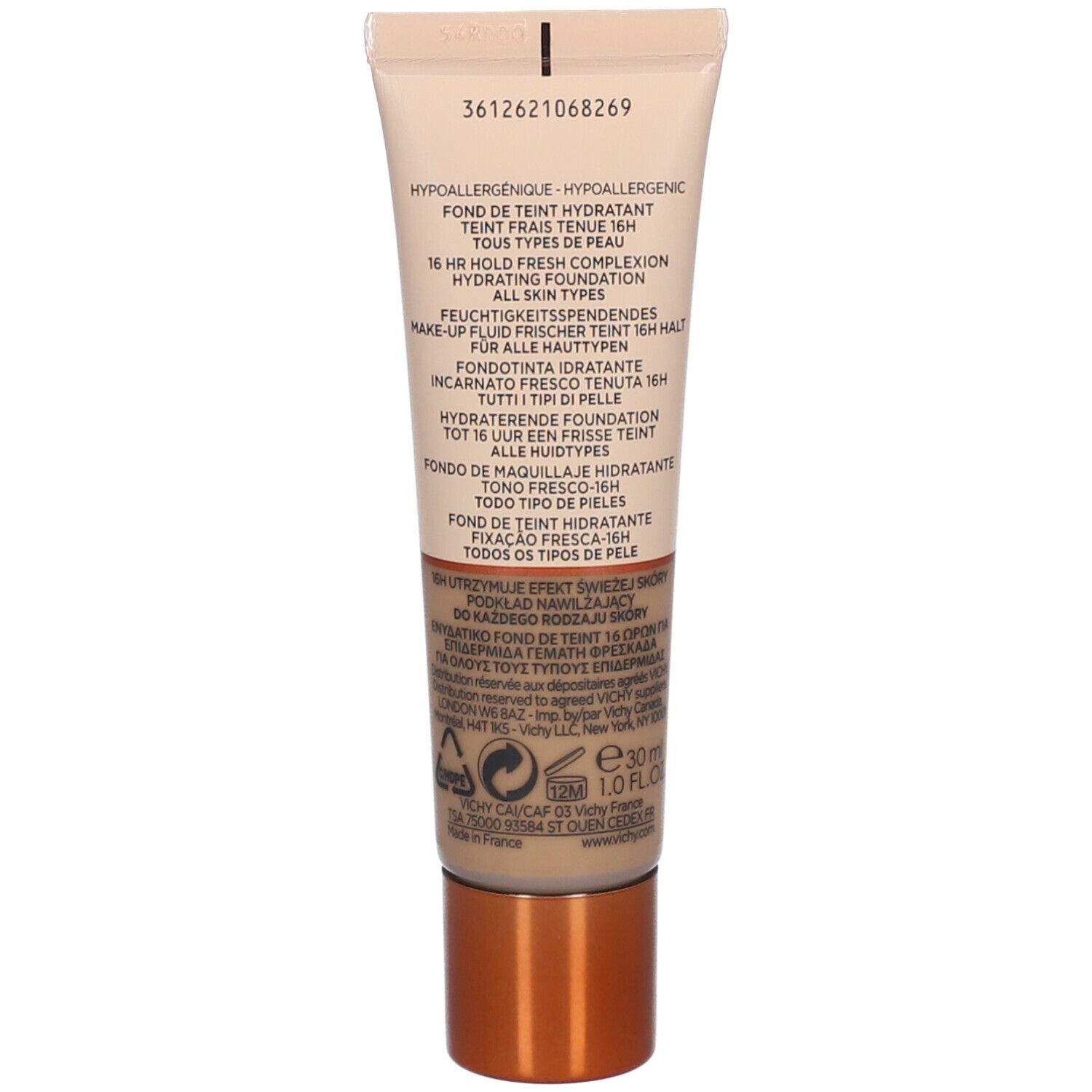 Vichy MinéralBlend Fondotinta Idratante  - 12 SIENNA 30 ml
