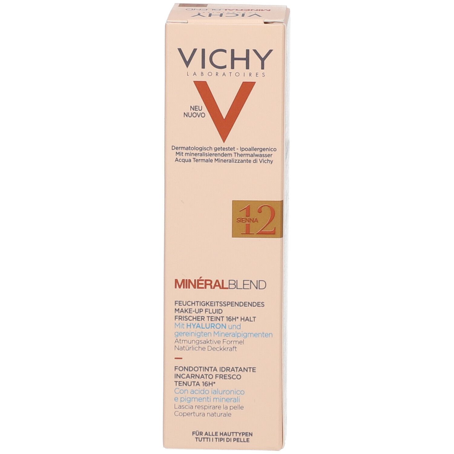 Vichy MinéralBlend Fondotinta Idratante  - 12 SIENNA 30 ml